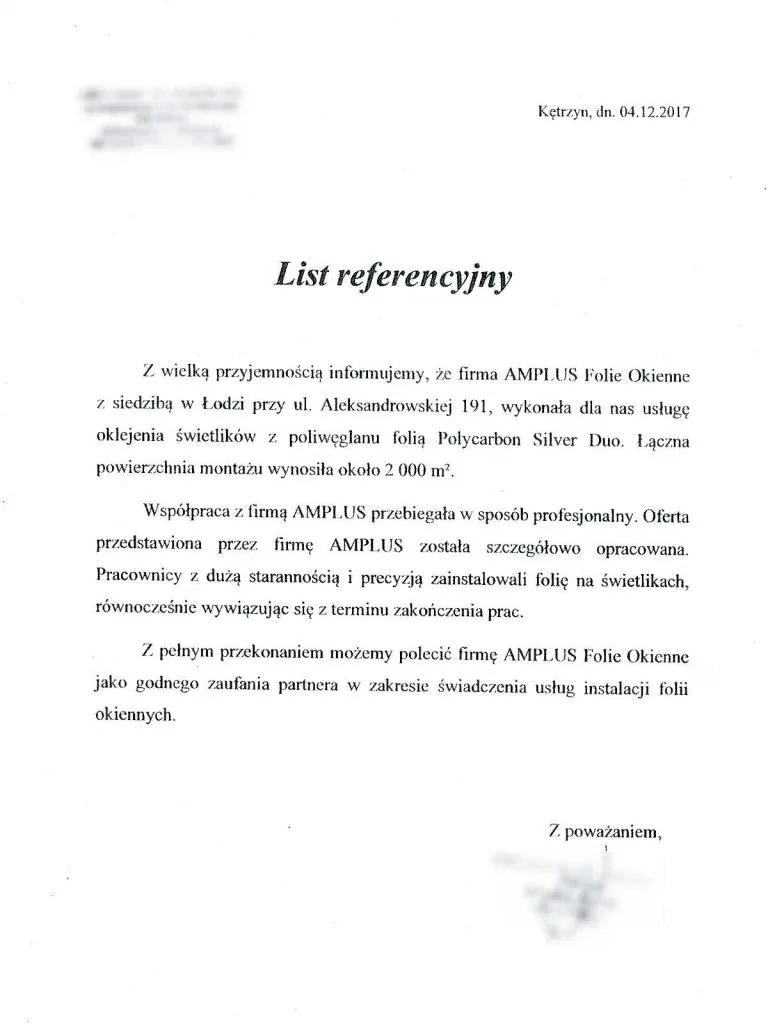 Referencje – zdjęcie 1